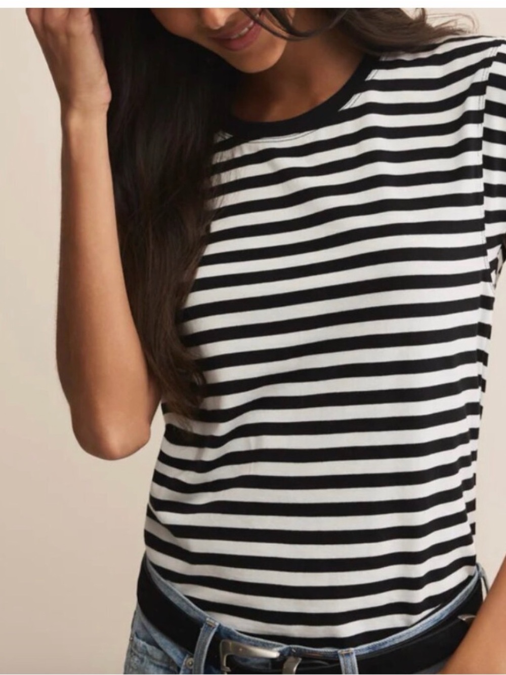Z Supply Striped Camino Shirt Black & White NWT Size Small